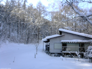 長野県菅平高原 ゆたか山荘 西側(坂上) 2026/01/12 14:00