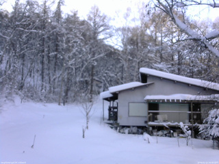 長野県菅平高原 ゆたか山荘 西側(坂上) 2026/01/12 14:30