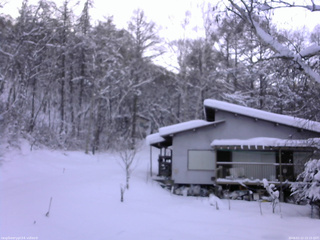 長野県菅平高原 ゆたか山荘 西側(坂上) 2026/01/12 15:15