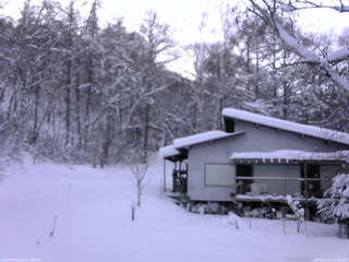長野県菅平高原 ゆたか山荘 西側(坂上) 2026/01/12 15:30