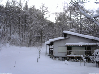 長野県菅平高原 ゆたか山荘 西側(坂上) 2026/01/12 16:45