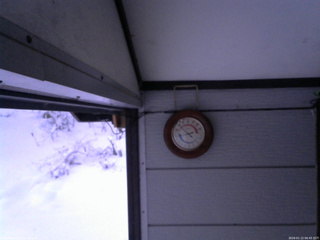 長野県菅平高原 ゆたか山荘 温度計 2026/01/12 06:45