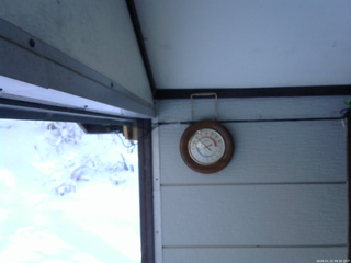 長野県菅平高原 ゆたか山荘 温度計 2026/01/12 09:30