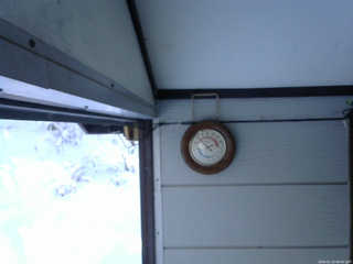 長野県菅平高原 ゆたか山荘 温度計 2026/01/12 09:45