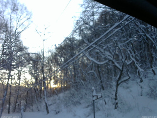 長野県菅平高原 ゆたか山荘 東側上空 2026/01/12 07:15