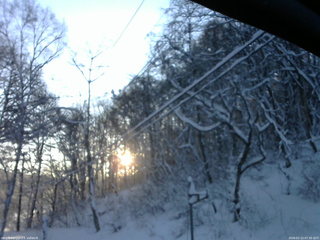 長野県菅平高原 ゆたか山荘 東側上空 2026/01/12 07:30