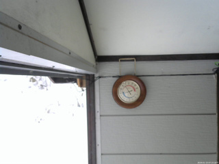 長野県菅平高原 ゆたか山荘 温度計 2026/01/13 07:15