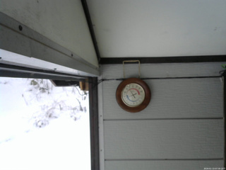 長野県菅平高原 ゆたか山荘 温度計 2026/01/13 07:30