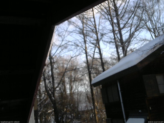 長野県菅平高原 ゆたか山荘 北側 2026/01/14 07:15