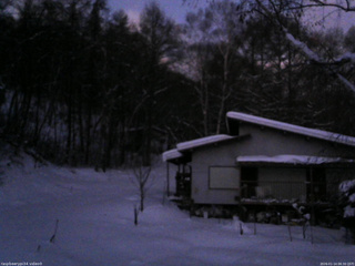 長野県菅平高原 ゆたか山荘 西側(坂上) 2026/01/14 06:30