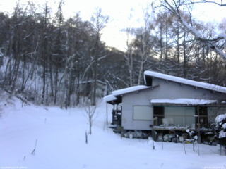 長野県菅平高原 ゆたか山荘 西側(坂上) 2026/01/14 14:45