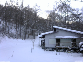 長野県菅平高原 ゆたか山荘 西側(坂上) 2026/01/14 15:30