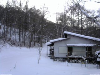 長野県菅平高原 ゆたか山荘 西側(坂上) 2026/01/14 16:45