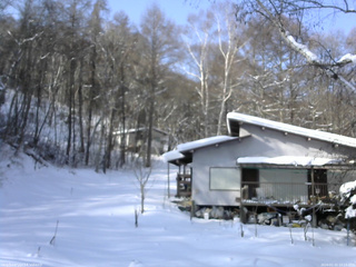 長野県菅平高原 ゆたか山荘 西側(坂上) 2026/01/15 10:15