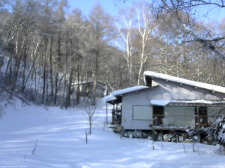 長野県菅平高原 ゆたか山荘 西側(坂上) 2026/01/16 09:45