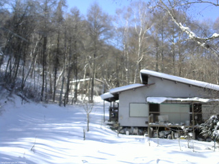 長野県菅平高原 ゆたか山荘 西側(坂上) 2026/01/16 11:45
