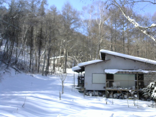 長野県菅平高原 ゆたか山荘 西側(坂上) 2026/01/16 12:00