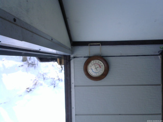 長野県菅平高原 ゆたか山荘 温度計 2026/01/16 09:45