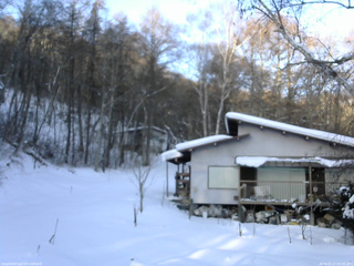 長野県菅平高原 ゆたか山荘 西側(坂上) 2026/01/17 07:45