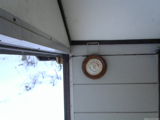 長野県菅平高原 ゆたか山荘 温度計 2026/01/17 07:15