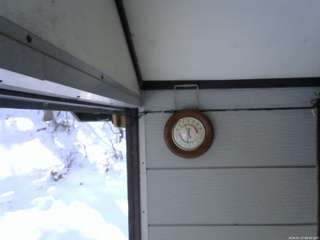 長野県菅平高原 ゆたか山荘 温度計 2026/01/17 09:45