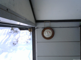 長野県菅平高原 ゆたか山荘 温度計 2026/01/17 11:00