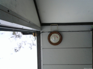 長野県菅平高原 ゆたか山荘 温度計 2026/01/17 13:45