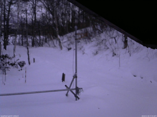 長野県菅平高原 ゆたか山荘 東側(坂下) 2026/01/18 17:15