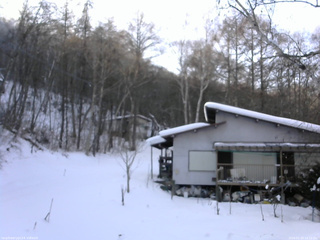 長野県菅平高原 ゆたか山荘 西側(坂上) 2026/01/18 14:15