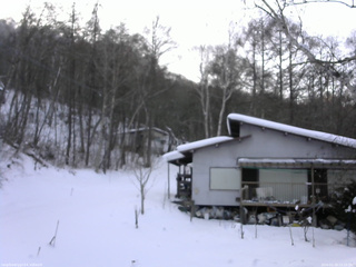 長野県菅平高原 ゆたか山荘 西側(坂上) 2026/01/18 15:15