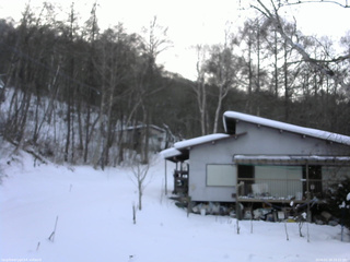 長野県菅平高原 ゆたか山荘 西側(坂上) 2026/01/18 16:15