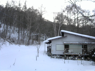 長野県菅平高原 ゆたか山荘 西側(坂上) 2026/01/18 16:45