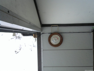 長野県菅平高原 ゆたか山荘 温度計 2026/01/18 08:00