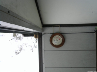 長野県菅平高原 ゆたか山荘 温度計 2026/01/18 09:45