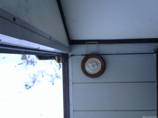 長野県菅平高原 ゆたか山荘 温度計 2026/01/18 14:45