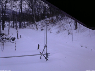 長野県菅平高原 ゆたか山荘 東側(坂下) 2026/01/19 17:00