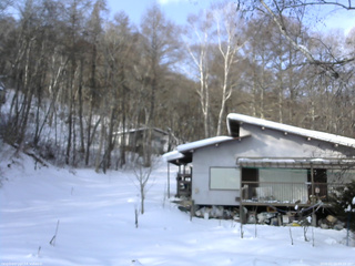 長野県菅平高原 ゆたか山荘 西側(坂上) 2026/01/19 09:45