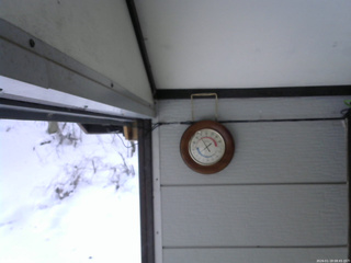 長野県菅平高原 ゆたか山荘 温度計 2026/01/19 08:45