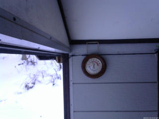 長野県菅平高原 ゆたか山荘 温度計 2026/01/19 16:45