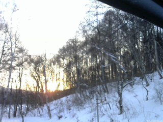 長野県菅平高原 ゆたか山荘 東側上空 2026/01/19 07:15