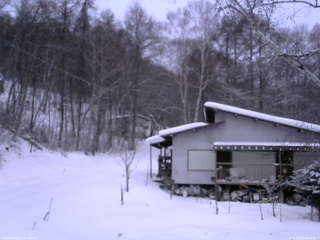 長野県菅平高原 ゆたか山荘 西側(坂上) 2026/01/20 06:45