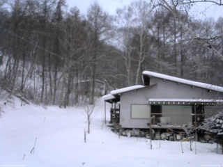 長野県菅平高原 ゆたか山荘 西側(坂上) 2026/01/20 07:15