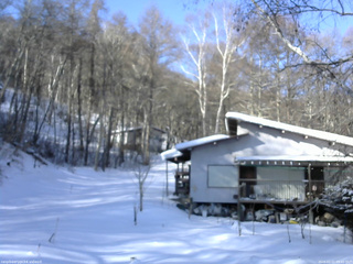 長野県菅平高原 ゆたか山荘 西側(坂上) 2026/01/21 09:45