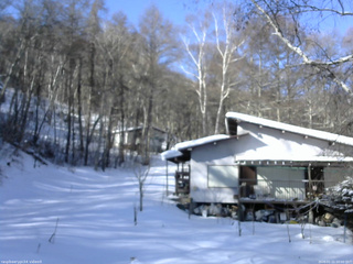 長野県菅平高原 ゆたか山荘 西側(坂上) 2026/01/21 10:00