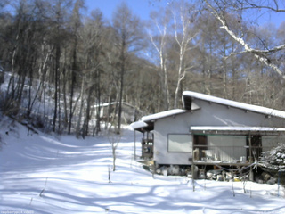 長野県菅平高原 ゆたか山荘 西側(坂上) 2026/01/21 11:00