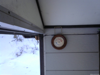 長野県菅平高原 ゆたか山荘 温度計 2026/01/21 07:15