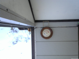 長野県菅平高原 ゆたか山荘 温度計 2026/01/21 07:30