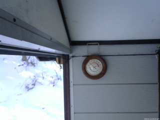 長野県菅平高原 ゆたか山荘 温度計 2026/01/21 09:00