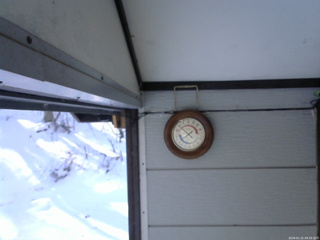 長野県菅平高原 ゆたか山荘 温度計 2026/01/21 09:30