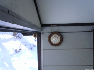 長野県菅平高原 ゆたか山荘 温度計 2026/01/21 09:45